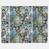 Pelican Photo Collage Fleece Deken (Voorkant (Horizontaal))