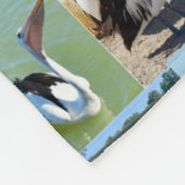 Pelican Photo Collage Fleece Deken (Hoek)