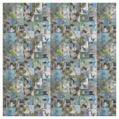 Pelican Photo Collage Stof (Swatch)