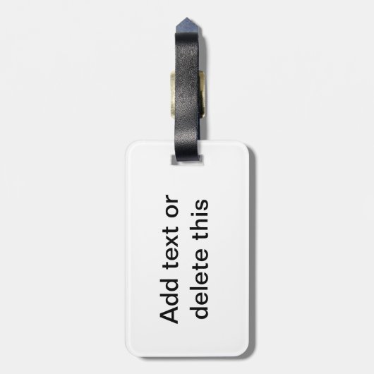 Pelican Pier Bagagelabel (Achterkant verticaal)