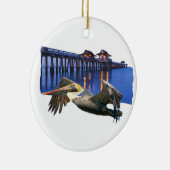 Pelican Pier Keramisch Ornament (Rechts)