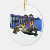 Pelican Pier Keramisch Ornament (Links)