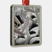 Pelican Pod Metalen Ornament (Rechts)