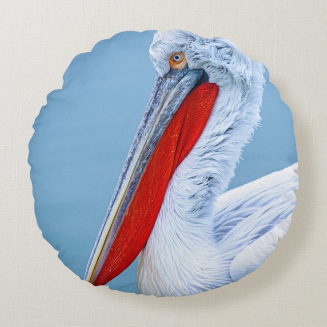PELICAN PORTRAIT ROND KUSSEN (Voorkant)