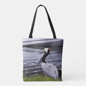 Pelican Poser Tote Bag (Achterkant)