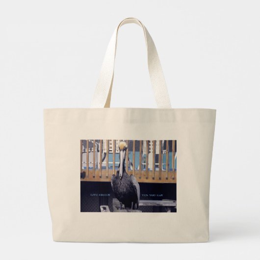 Pelican Power Grote Tote Bag (Achterkant)