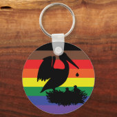 Pelican Pride Sleutelhanger (Voorkant)