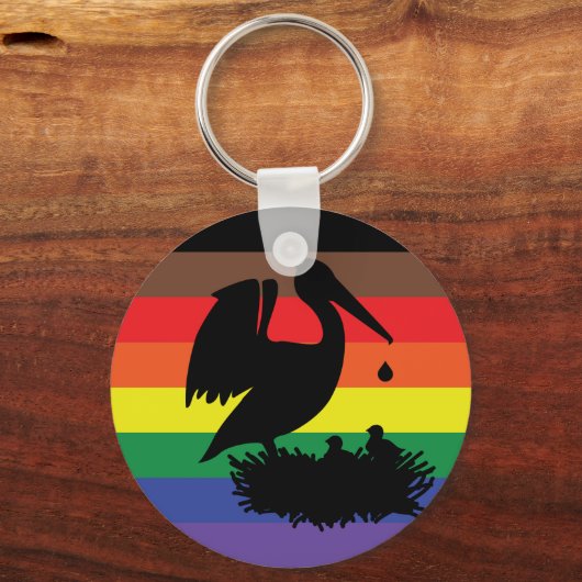 Pelican Pride Sleutelhanger (Voorkant)