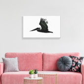 Pelican Print - 'In Flight' (Insitu (Woonkamer))