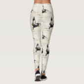 Pelican Print Leggings, leggings, geschenken, kled Leggings (Achterkant)