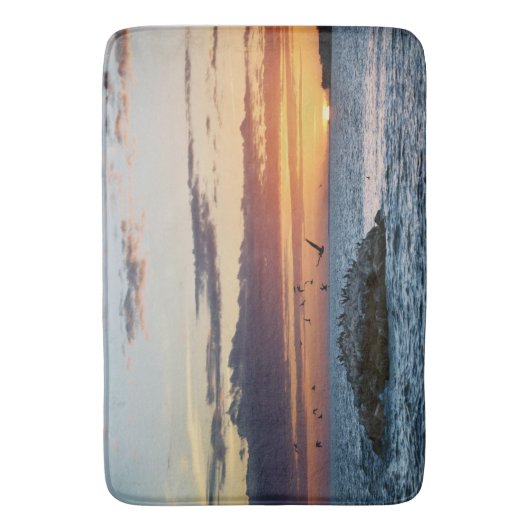 Pelican Rock Sunset, Dauphin Island, Alabama Badmat (Voorkant Verticaal)