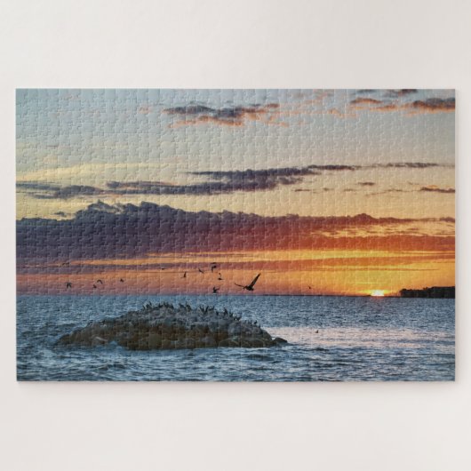 Pelican Rock Sunset, Dauphin Island, Alabama Legpuzzel (Horizontaal)