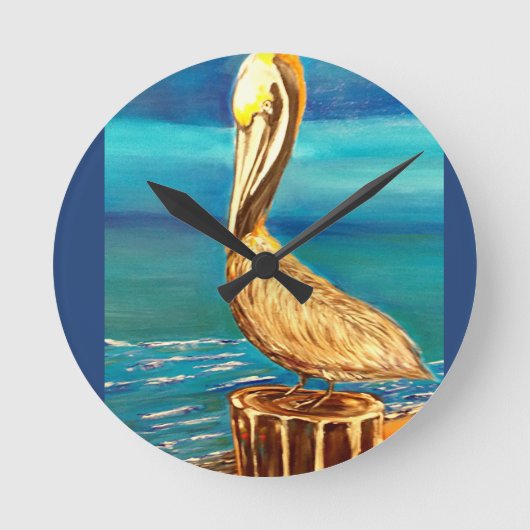 PELICAN RONDE KLOK (Voorkant)