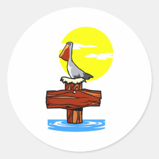 Pelican Ronde Sticker