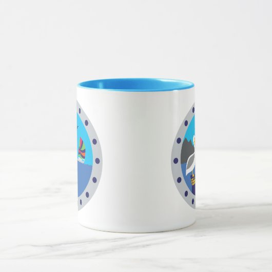 Pelican Sailboat Blue Mok (Midden)