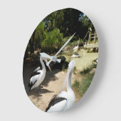 Pelican Sanctuary, Wall Clock Grote Klok (Hoek)