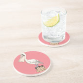 Pelican Sandstone Drink Onderzetter (Zijkant)