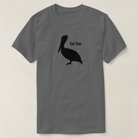 Pelican Silhouette Mannen T-shirt (Design voorkant)