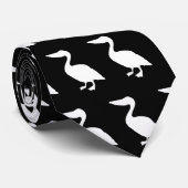 Pelican Silhouette Stropdas (Opgerold)