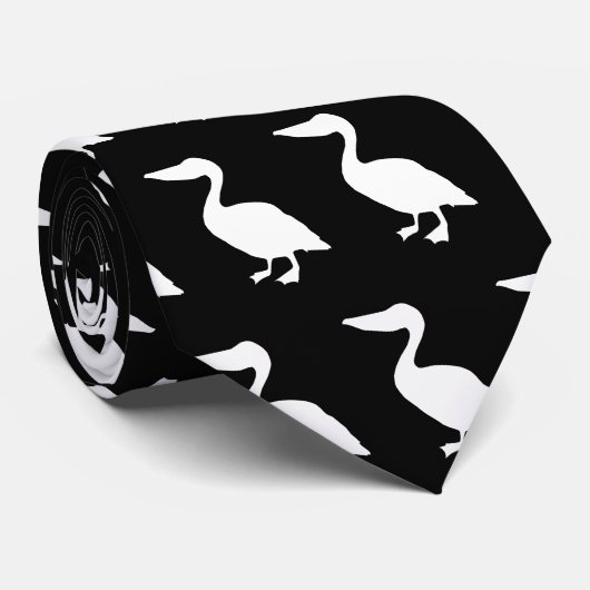 Pelican Silhouette Stropdas (Opgerold)