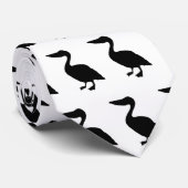 Pelican Silhouette Stropdas (Opgerold)