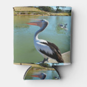 Pelican Singing A Song Blikjeskoeler (Voorkant)