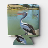 Pelican Singing A Song Blikjeskoeler (Achterkant)