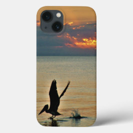 Pelican start op de kust van de ZonneGolf in Flori Case-Mate iPhone Case