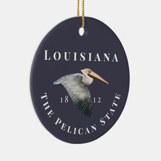 Pelican State 1812 Keramisch Ornament (Rechts)