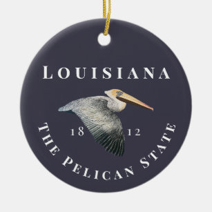 Pelican State 1812 Keramisch Ornament