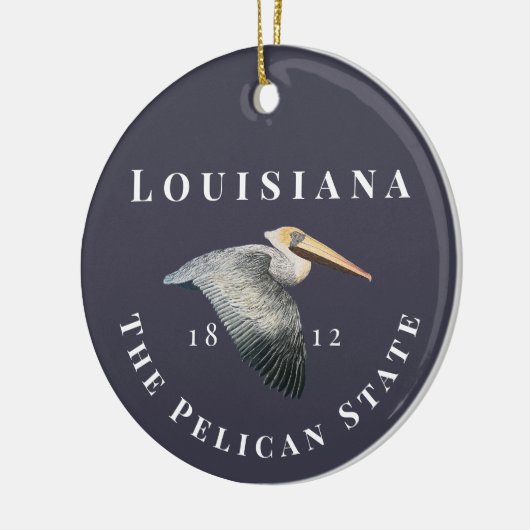 Pelican State 1812 Keramisch Ornament (Links)