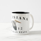 Pelican State 1812 Two Toned Coffee Cup Tweekleurige Koffiemok (Voorkant rechts)