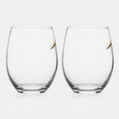 Pelican Stemless wijnglas - 2 Set Wijnglas Zonder Voet (Rechts)