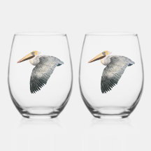 Pelican Stemless wijnglas - 2 Set