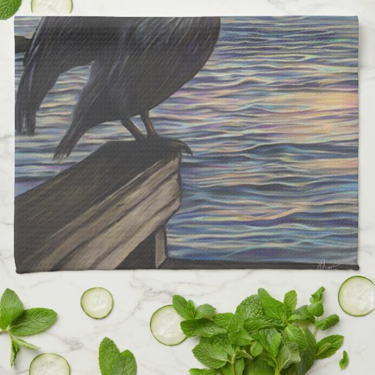 Pelican Sunset Kitchen / Handhanddoeken Theedoek (Gevouwen)