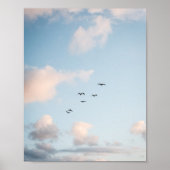 Pelican Sunset Print Poster Paper (Semi-Gloss) (Voorkant)