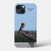 Pelican Telefoonhoesje w / out uw Initialen of naa Case-Mate iPhone Case (Achterkant)