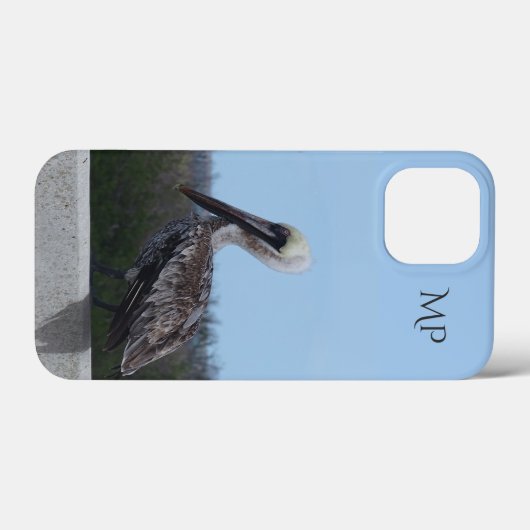 Pelican Telefoonhoesje w / out uw Initialen of naa Case-Mate iPhone Case (Achterkant (horizontaal))