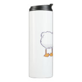 Pelican Tries to Eat Capybara Funny Cute Kawaii Thermosbeker (Gedraaid links)