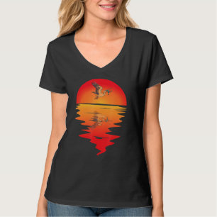 Pelican Tropical Bird Sunset Pelican Bird T-shirt