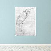 Pelican van het Album van de Vallardi Canvas Afdruk (Insitu (Houten vloer))