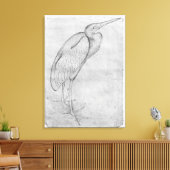 Pelican van het Album van de Vallardi Canvas Afdruk (Insitu (Woonkamer))