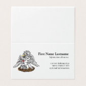 Pelican Visitekaartje (Buitenkant ongevouwen)