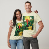 Pelican vs Kikker Moeras Geef Nooit Op Grappig T-S T-shirt (Unisex)