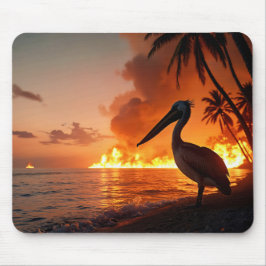 Pelican Watching Coastal Inferno Muismat