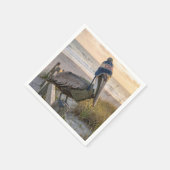 Pelican Wearing a Winter Hat Servet (Hoek)
