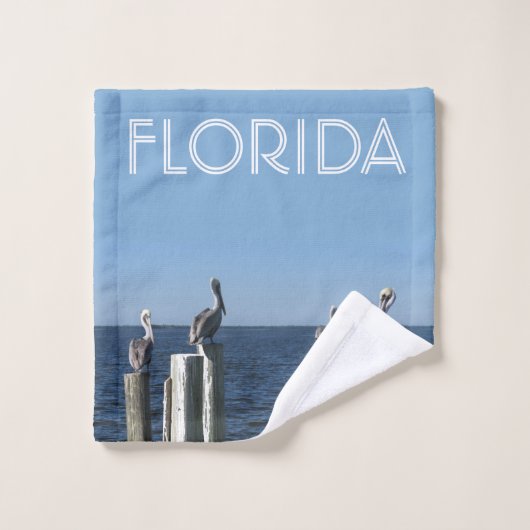 Pelicans Bad Handdoek (Wasdoekje)