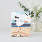 Pelicans Briefkaart (Staand voorkant)