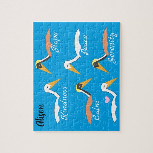 Pelicans in Meditation: Legpuzzel (Verticaal)