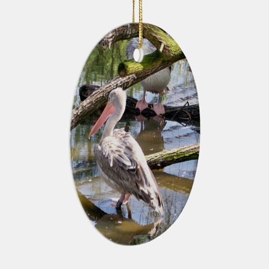 PELICANS KERAMISCH ORNAMENT (Rechts)